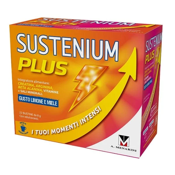 SUSTENIUM Plus Gusto Limone e Miele 22 Bustine