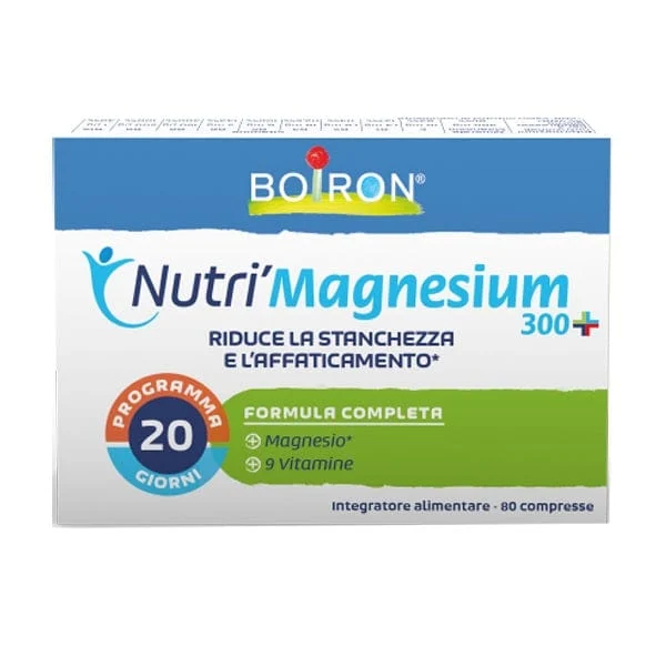 BOIRON Nutri'Magnesium 300+ Integratore 80 Compresse
