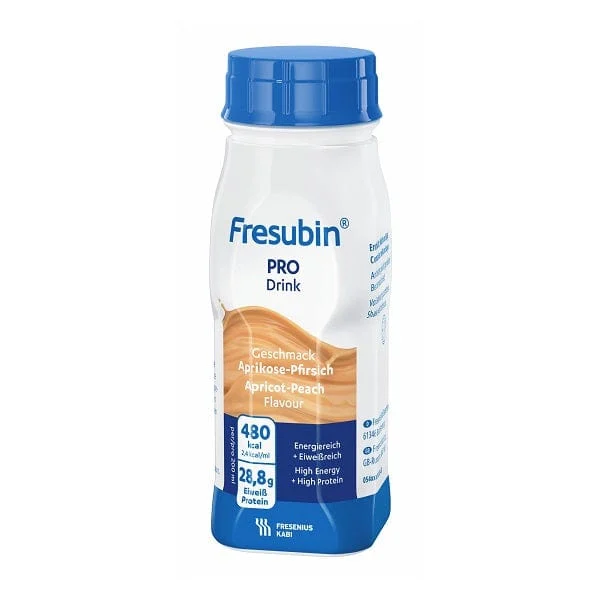 FRESUBIN Pro Drink Albicocca Pesca Flaconi 4 x 200 ml
