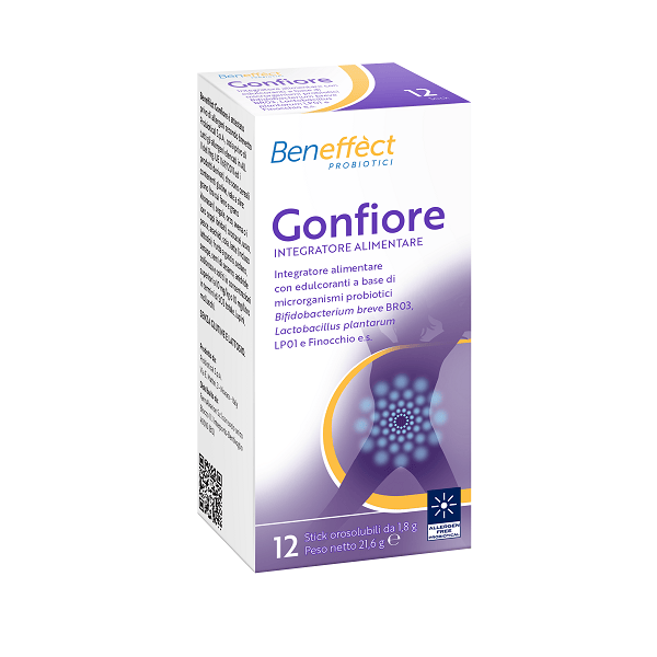 BENEFFECT Gonfiore 12 Stick Orosolubili Da 1,8 g