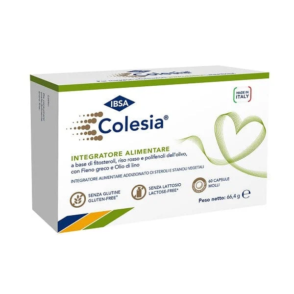 IBSA Colesia Integratore Alimentare Soft Gel 60 Capsule Molli