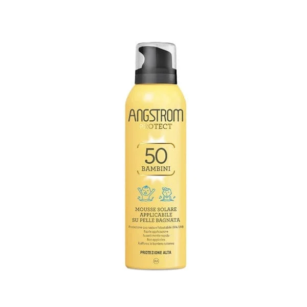 ANGSTROM Protect Kids Mousse Solare Bambini SPF50 150 ml