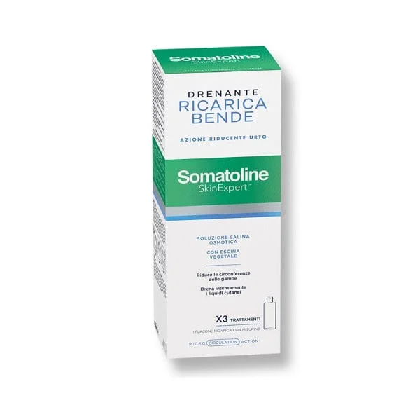 SOMATOLINE SKINEXPERT Kit Ricarica Bende Snellenti Drenanti 400 ml
