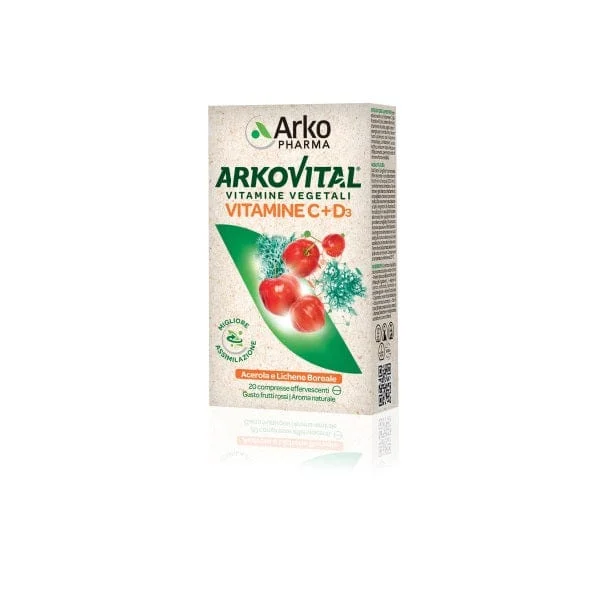ARKOVITAL Vitamine C+D3 20 Compresse Effervescenti