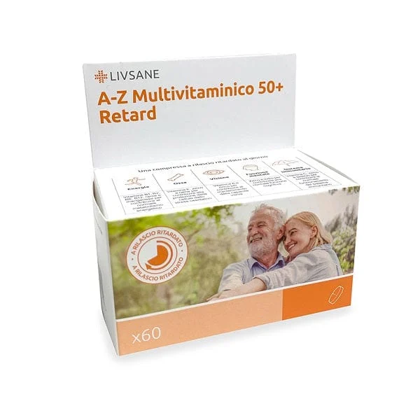 LIVSANE A-Z Multivitaminico 50+ Retard 60 Compresse