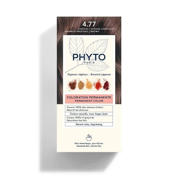 PHYTO Color Kit 4,77 Castano Marrone Intenso Colorazione Permanente