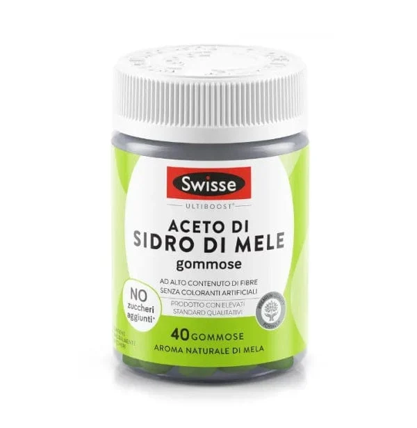 SWISSE Aceto Di Sidro Di Mele 40 Gommose Gusto Mela