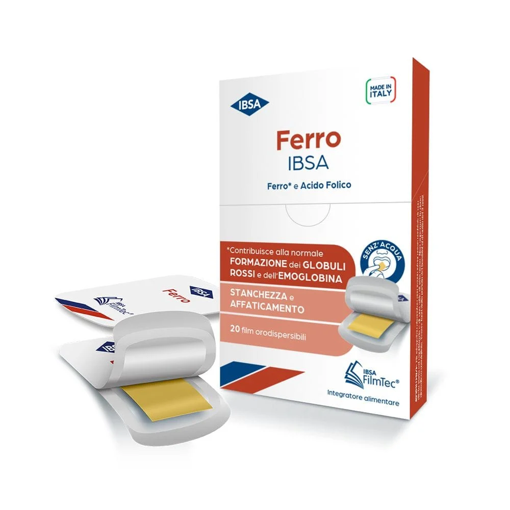 IBSA Ferro 20 Film Orodispersibili Gusto Limone