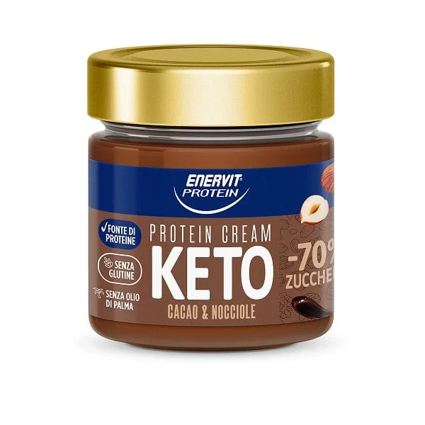 ENERVIT Protein Cream Keto Cacao e Nocciole Barattolo 180 g