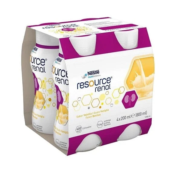 NESTLE RESOURCE Renal Gusto Vaniglia 4 x 200 ml