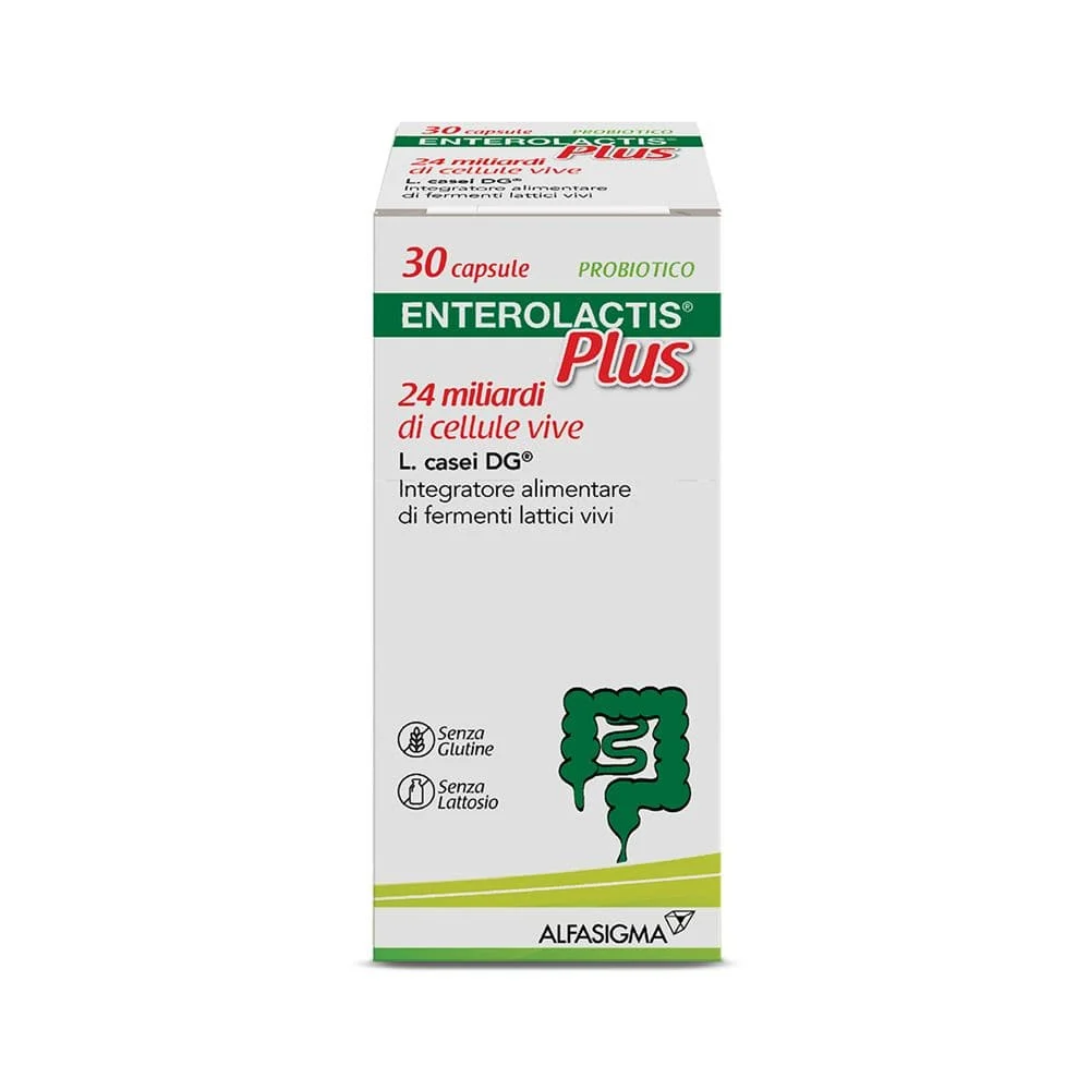 ENTEROLACTIS Plus - 30 Capsule - Senza Glutine
