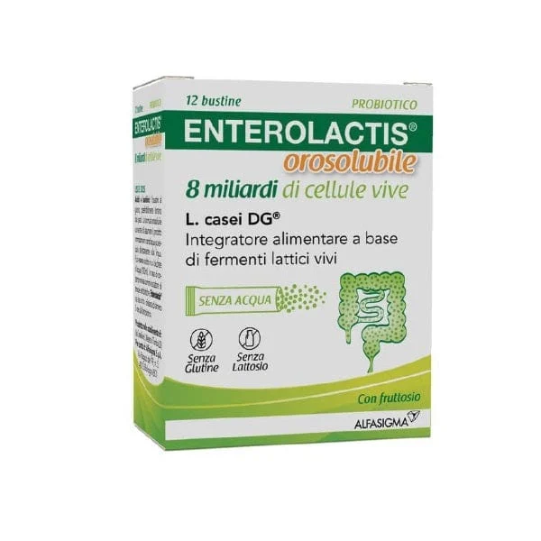 ENTEROLACTIS 8 Miliardi Orosolubile 12 Bustine