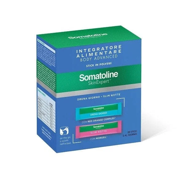 SOMATOLINE SKINEXPERT Body Advanced Integratore 28 Stick In Polvere