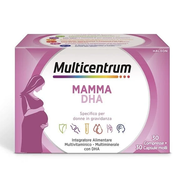 MULTICENTRUM Multicentrum Mamma DHA 30 compresse + 30 Capsule Molli