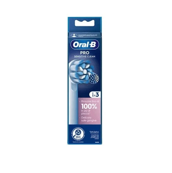 ORAL B Refill EB 60-3 Sensitive Clean 3 Testine Di Ricambio