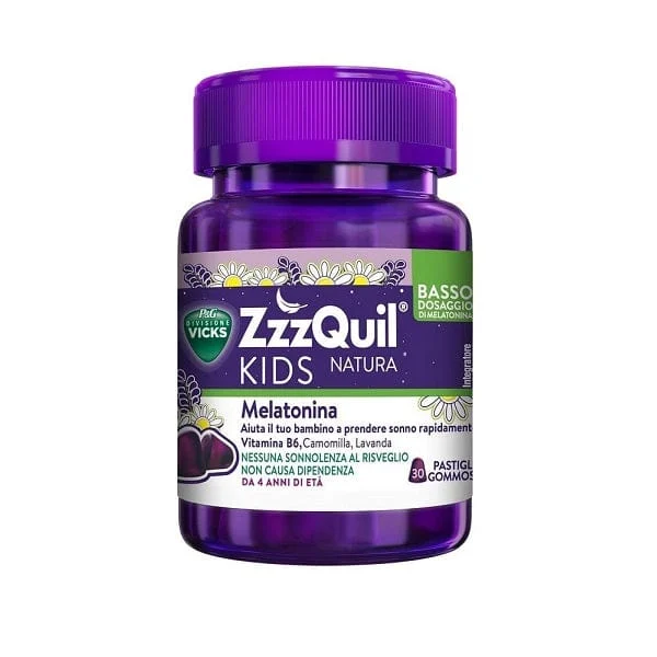 VICKS ZzzQuil Kids Natura 30 Pastiglie Gommose