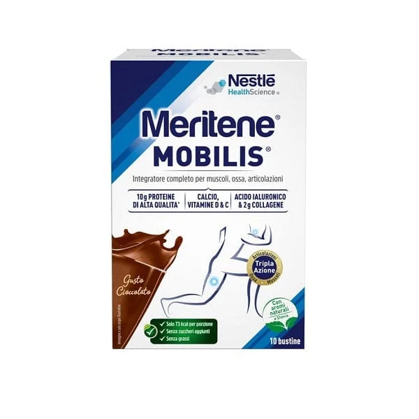 NESTLE MERITENE Mobilis Gusto Cioccolato 10 Bustine Da 22 g