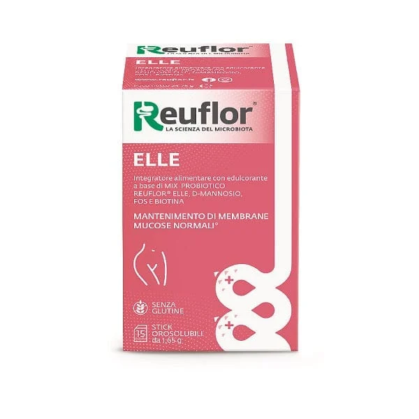 REUFLOR Elle Integratore alimentare 15 Stick Orosolubili