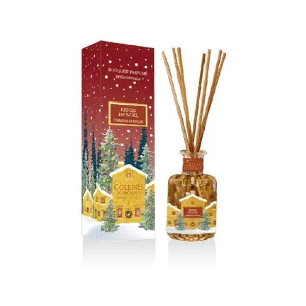 COLLINES DE PROVENCE Diffusore Bastoncini Christmas Spices 100 ml