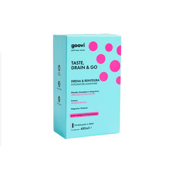 GOOVI Drenante Melograno & Frutti di Bosco 24 Stick da 20 ml