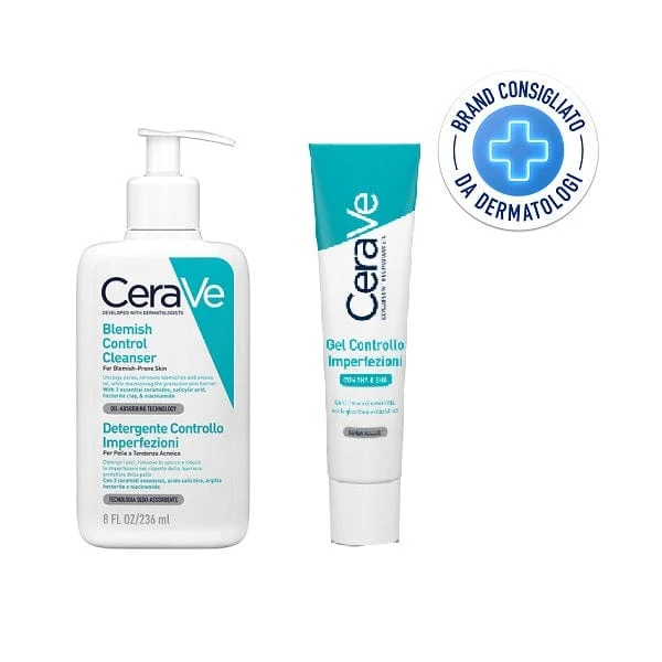 CERAVE Acne Bipack Routine Antimperfezioni Detergente + Gel