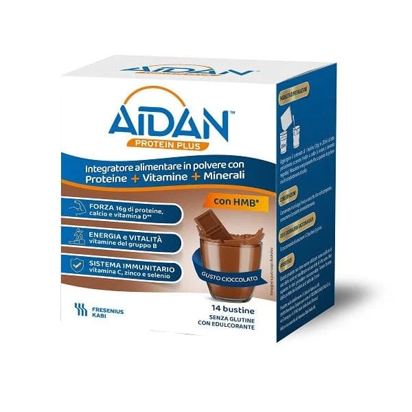 AIDAN Protein Plus Cioccolato 14 Bustine da 30 g