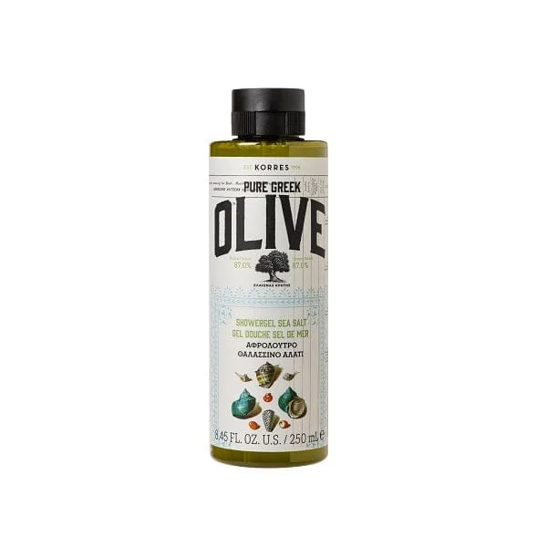 KORRES Pure Greek Olive Shower Gel Al Sale Marino 250 ml