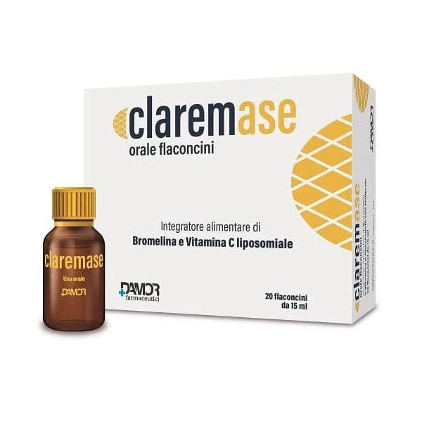 FARMACEUTICI DAMOR Claremase Orale 20 Flaconcini Da 15 ml