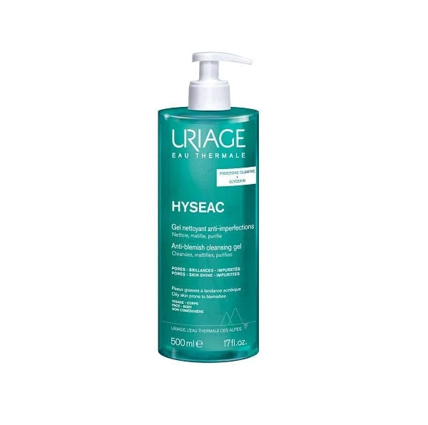 URIAGE Hyséac Gel Nettoyant Detergente Purificante 500 ml