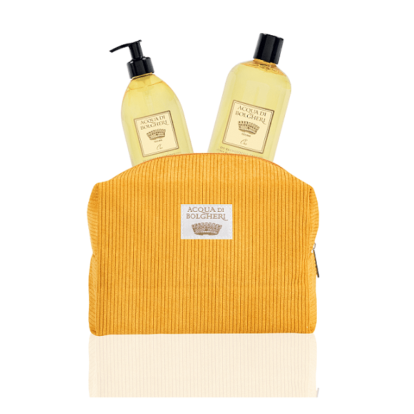 ACQUA DI BOLGHERI Set Bio Oro Bagno Doccia 500 ml + Sapone 500 ml