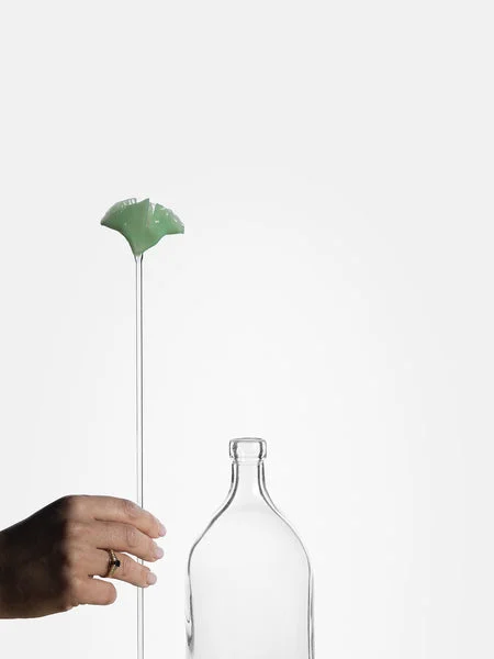 Ginkgo Biloba, fiore in vetro - Blueside Design Shop