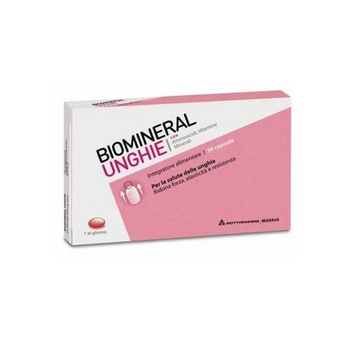 BIOMINERAL Unghie Integratore Alimentare 30 Capsule