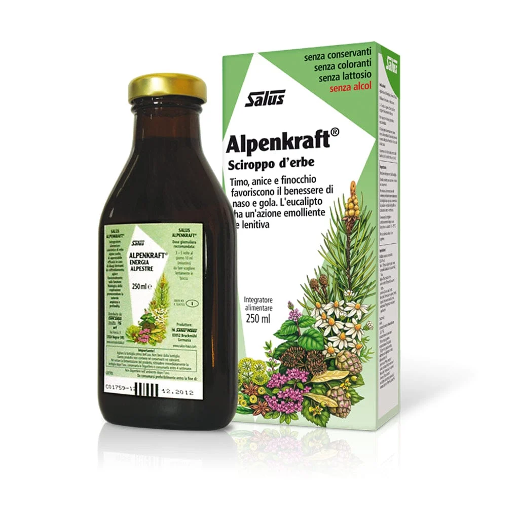 SALUS Alpenkraft Scriroppo D'erbe Integratore Alimentare 250 ml