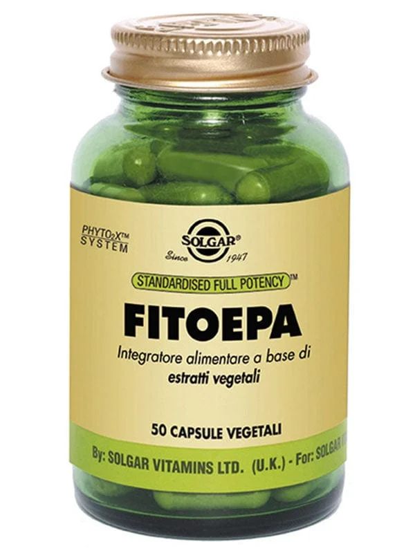 SOLGAR Fitoepa Integratore Alimentare 50 Capsule Vegetali