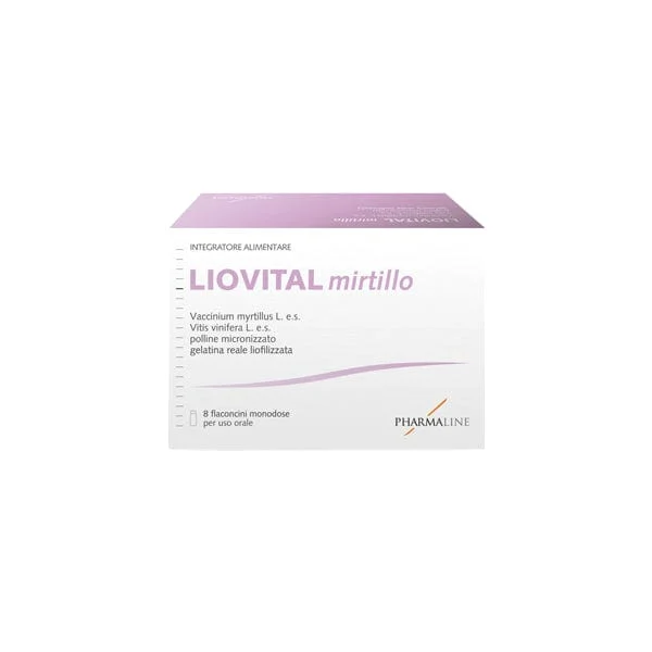 PHARMALINE Liovital Mirtillo 8 Flaconi 10 ml