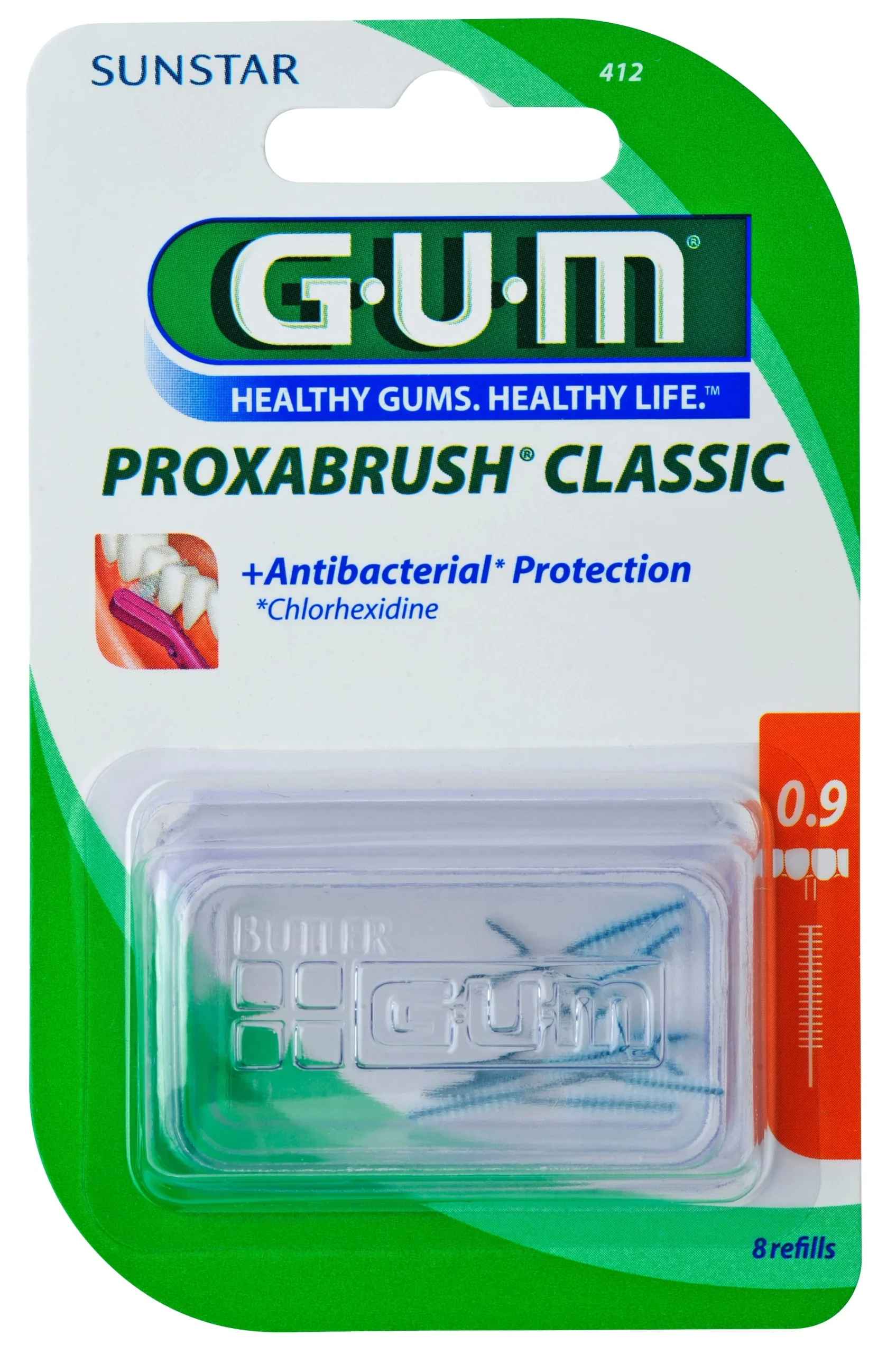 GUM Proxabrush Classic Scovolino 0,9 mm 8 Pezzi