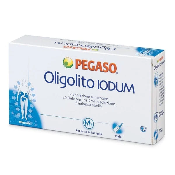 PEGASO Oligolito Iodum 20 Fiale Preparazione Alimentare Da 2 ml