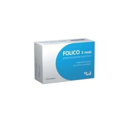 LJ PHARMA Folico 3 Mesi Integratore 90 Compresse