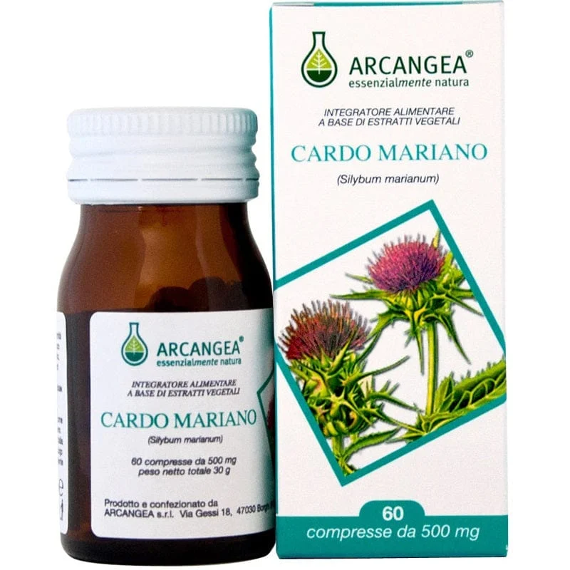 ARCANGEA Cardo Mariano Integratore Alimentare 60 Compresse 500 mg