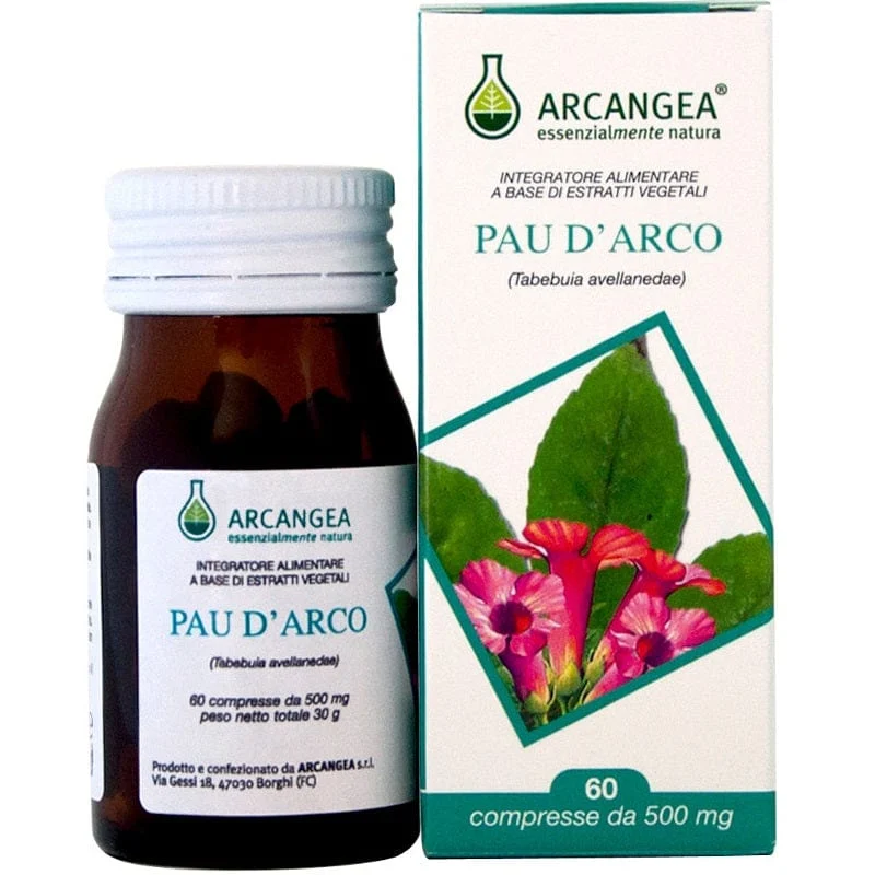 ARCANGEA Pau D'Arco Integratore Alimentare 60 Compresse 500 mg