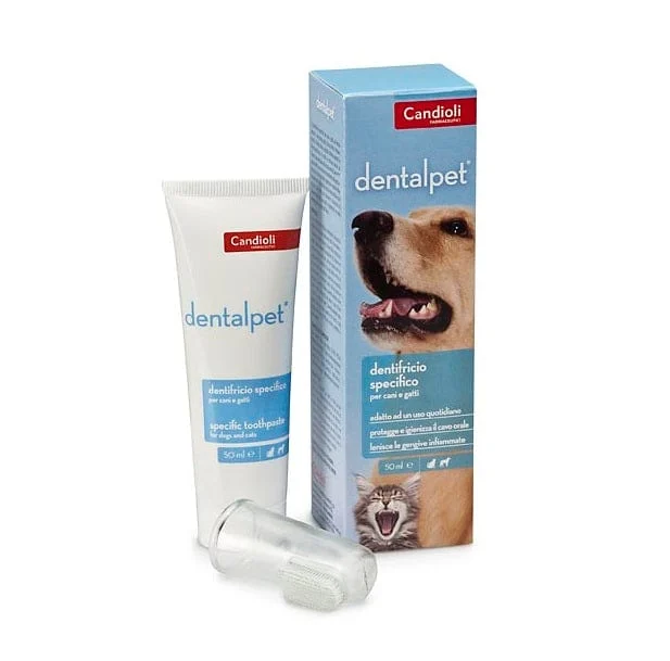 CANDIOLI Dentalpet Dentifricio Cane Gatto 50 ml