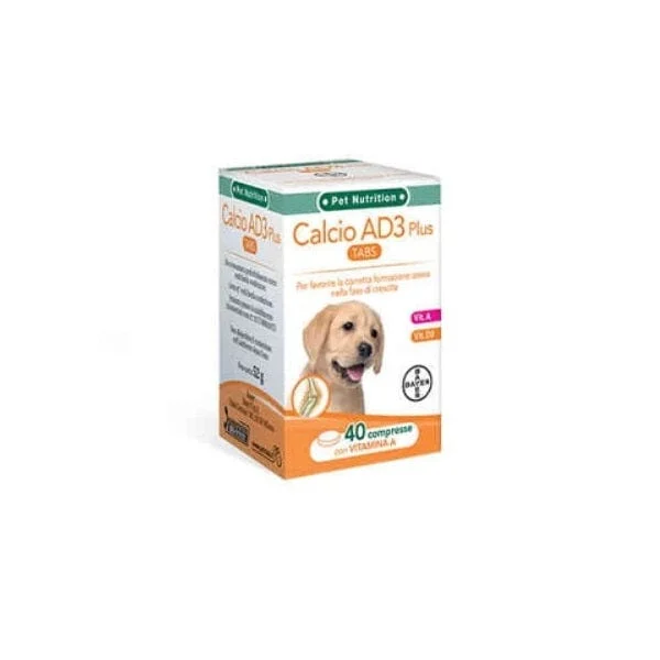 BAYER Calcio AD3 Solubile Sviluppo 40 Tabs