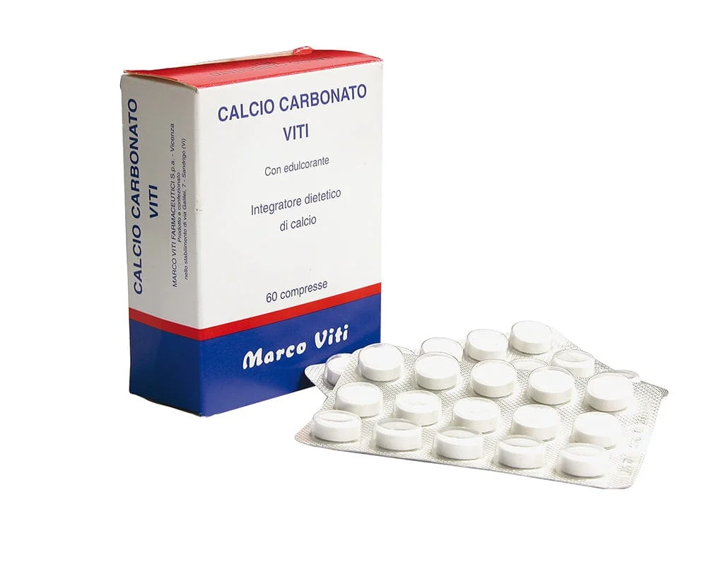 MARCO VITI Calcio Carbonato Viti 60 Compresse