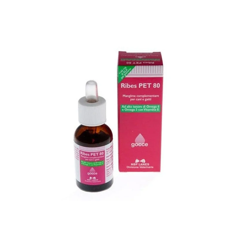 NBF LANES Ribes Pet 80 Mangime Complementare Gocce 25 ml