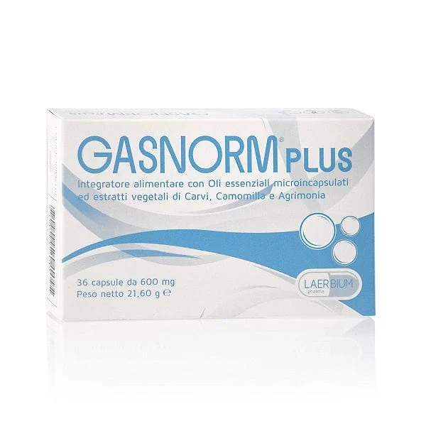LAERBIUM PHARMA Gasnorm Plus 600 mg 36 Capsule