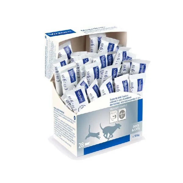 VIRBAC Megaderm Cani e Gatti < 10 Kg 28 Bustine
