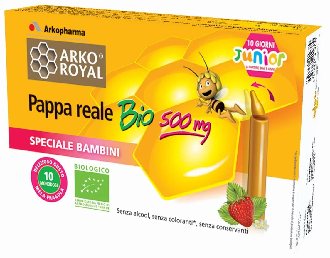 ARKOPHARMA Arko Royal Pappa Reale Bio Bambini 500 mg 10 Fiale