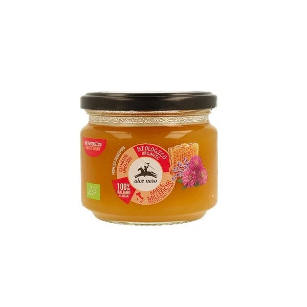 ALCE NERO Miele Italiano Millefiori Biologico 300 g