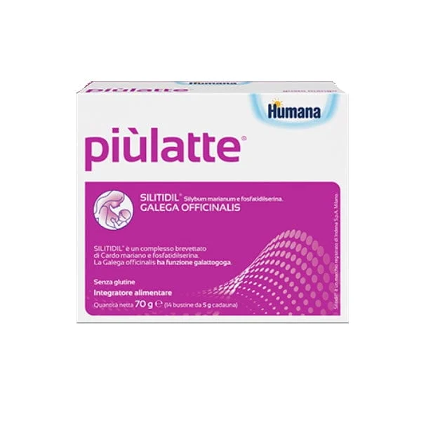 HUMANA Piùlatte Integratore Alimentare 14 Bustine