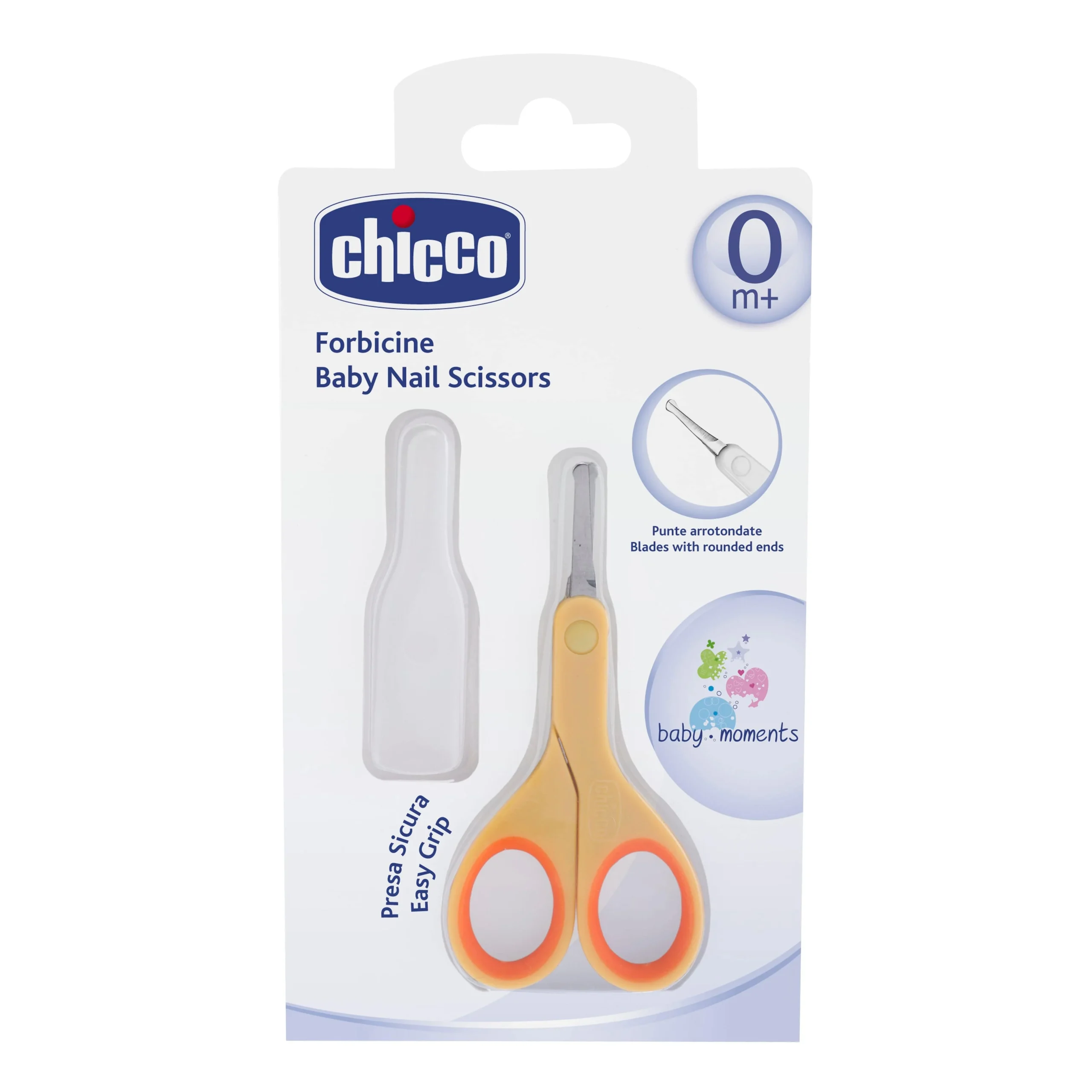 CHICCO Forbicine Punte Arrotondate Arancio